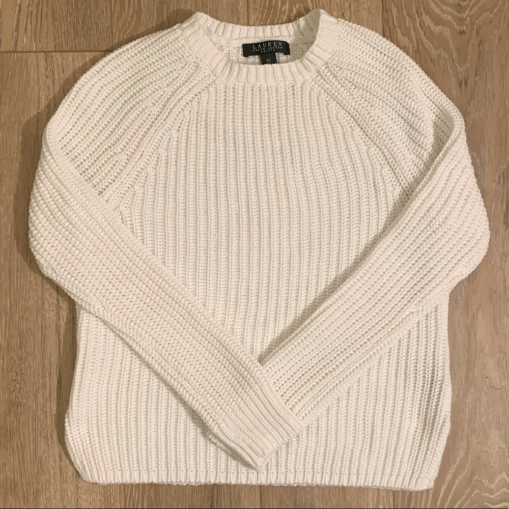 Ralph Lauren Cotton Shaker Knit Sweater